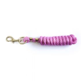 KM Elite Luxury Leadrope 6ft Baby Pink