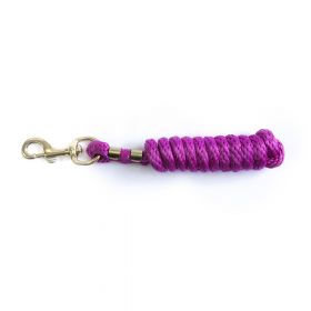 KM Elite Luxury Leadrope 6ft Raspberry