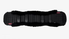 Lemieux Merino+ Shaped Dressage Girth Cover  Black - LeMieux