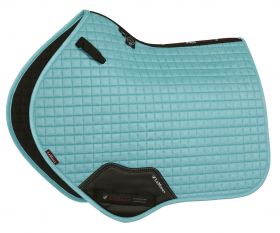 LeMieux ProSport Suede Close Contact Square Azure - LeMieux