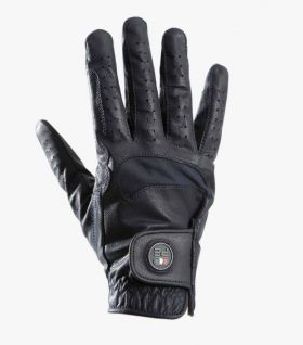 Premier Equine Mizar Ladies Leather Riding Gloves - Navy