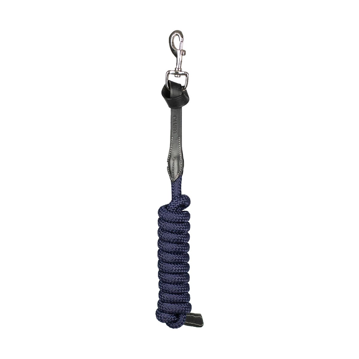 Cameo Equine Lasso Leadrope Navy/Silver