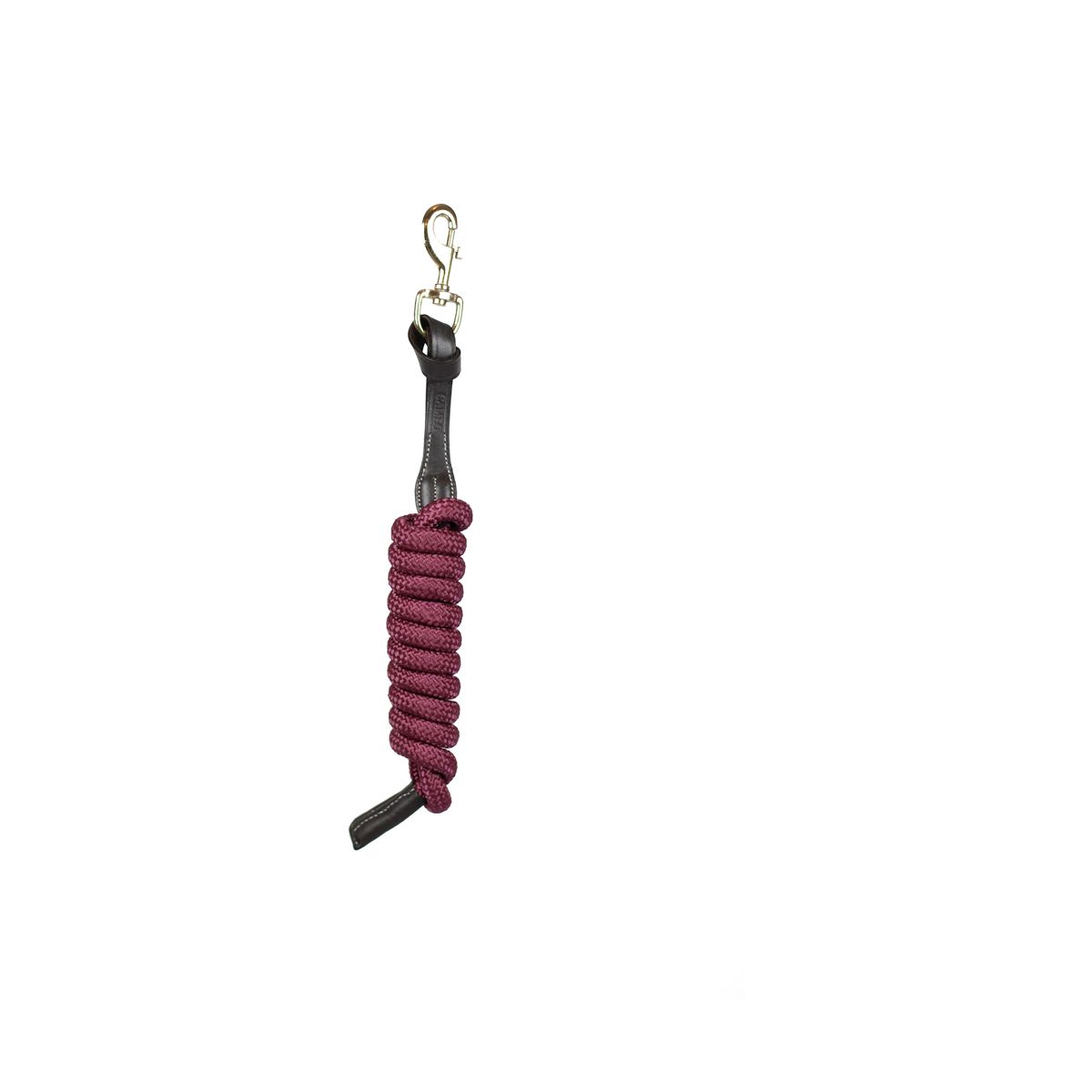 Cameo Equine Lasso Leadrope Plum/Brass