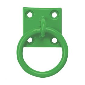 Perry Equestrian Chain Ring on Plate - Green - Perry