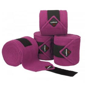 LeMieux Luxury Polo Bandages - Set of Four Plum - LeMieux