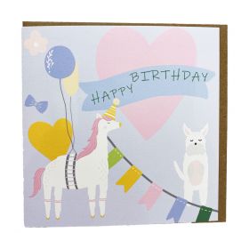 Gubblecote Beautiful Greetings Card - Pinata Birthday