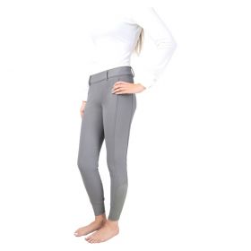 Hy Equestrian Glacial Softshell Riding Tights - Grey -  HY