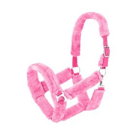 Hy Equestrian Fab Fleece Headcollar - Pink