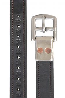 Henry James Precision calfskin stirrup leathers - Havana -  Henry James