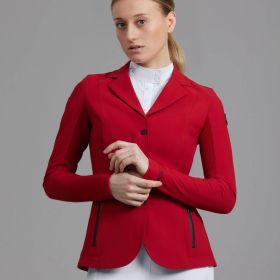 Premier Equine Quarto Ladies Competition Jacket - London Red - Premier Equine