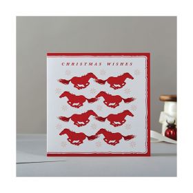 Deckled Edge Christmas Card Rosa - Christmas Wishes