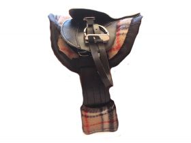 Crafty Ponies Saddle Cloth and matching Girth sleeve with instruction booklet Burberry