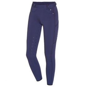 Schockemohle Ladies Winter Riding Tights II-Jeans Blue-22in Ladies EU 32 UK 4 Clearance - Schockemohle