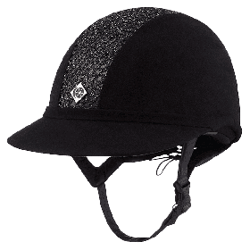 Charles Owen SP8 Plus Sparkly Suede Black -  Charles Owen