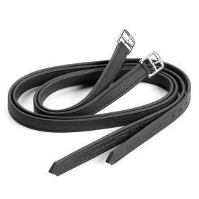Equipe Emporio Non Stretch Stirrup Leathers ST06 Black