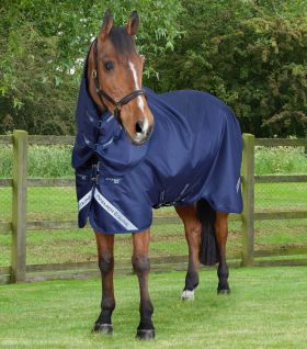 Premier Equine Stratus 600D Series 0g Turnout Rug with Classic Neck Cover - Purple - Premier Equine