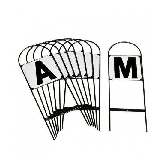 Stubbs Tread In Markers letters ABCEFHKM - Stubbs