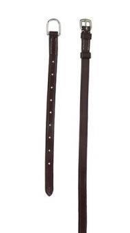 PS of Sweden Flat throatlatch with White stitches Brown