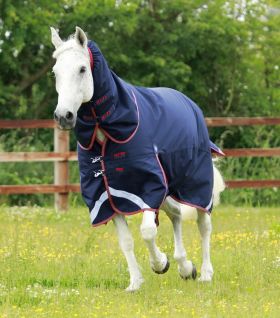 Premier Equine Titan 100g Turnout Rug with Snug-Fit Neck Cover Navy