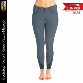 Tredstep Symphony Nero II Knee Patch Breeches-Mirage Blue-32in Ladies/EU42/UK14/PS of Sweden EU40 - Tredstep Ireland