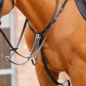 Premier Equine Valbrona Performance Breastplate - Black