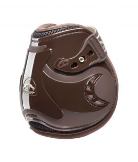 Veredus Pro Jump Short VENTO Fetlock Boots Elastic (Hook and Eye) Brown