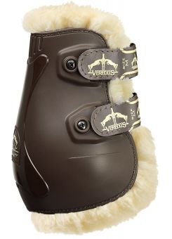 Veredus Pro Jump Velcro Save the Sheep Fetlock Boots  Brown