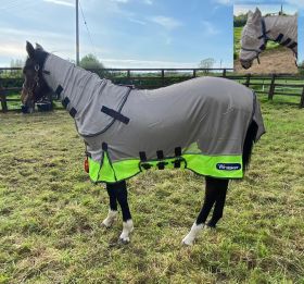 John Whitaker Airtron Fly Rug Lime -  John Whitaker