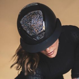 KASK Swarovski Crystals Midnight Mixture Riding Hat - Zephyr - Kask