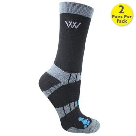 Woof Wear Bamboo Short Riding Socks - WW0016 Ocean -  Woof Wear
