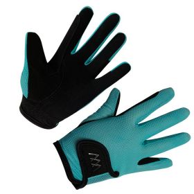 Woof Wear Young Riders Pro Glove - Turquoise -  Woof Wear