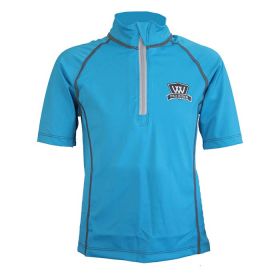 Woof Wear Young Rider Short Sleeve Performance Shirt - Turquoise -  Woof Wear