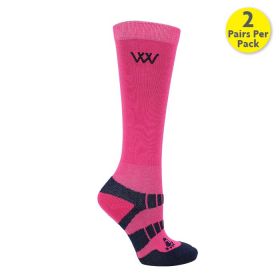 Woof Wear Waffle Knit Bamboo Long Riding Socks - WW0017 Black -  Woof Wear