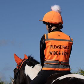 Woof Wear Hi Vis Riding Vest - Orange
