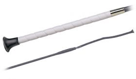 Fleck S Class Leather Handle Dressage Whip 03125