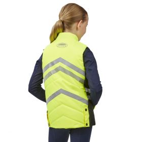 Weatherbeeta Reflective Quilted Gilet Childs - Yellow
