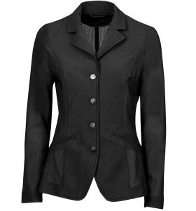 Dublin Hanna Mesh Tailored Show Jacket II-Black-UK 10 - 34 Chest - EU38 Clearance - Dublin