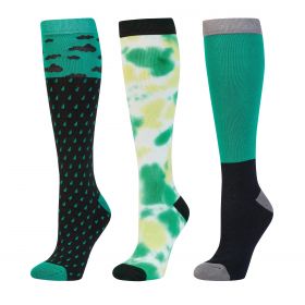 Dublin Socks 3 Pack - Emerald Clouds -  Dublin