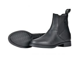 Saxon Allyn Leather Jodhpur Boots - Black