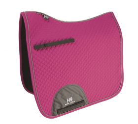 Hy Sport Active Dressage Saddle Pad - Cobalt Pink -  