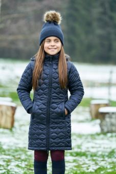 Covalliero Childs Quilted Coat - Cappuccino - Covalliero