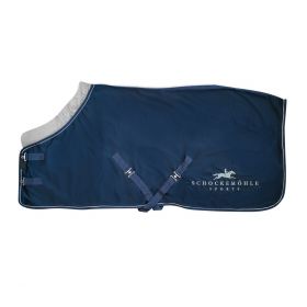 Schockemohle Premium Comfy Rug with Logo - Dark Blue