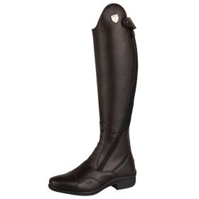 Tonics Jupiter Tall Riding Boots-Dark Brown-38 - UK 5-33cm-41cm - Tonics