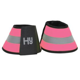 Reflector Over Reach Boots by Hy Equestrian - Yellow - HY