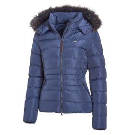 Schockemohle Felia Ladies Quilted Jacket-Jeans Blue-X Large - Clearance - Schockemohle