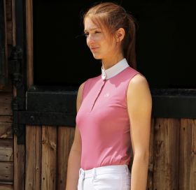 HyFASHION Sophia Sleeveless Show Shirt - Raspberry Pink - HY