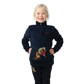 Hy Equestrian Thelwell Collection Children's Soft Fleece - Navy -  HY