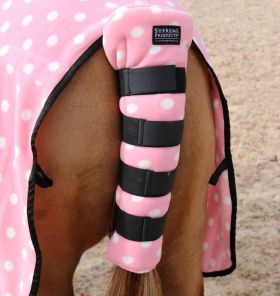 Supreme Products Dotty Fleece Tail Guard - Pink - Supreme Products