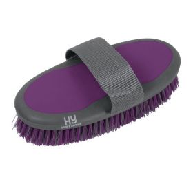 HySHINE Active Groom Body Brush Amethyst Purple - HY