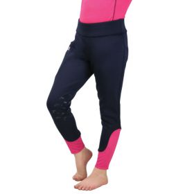 Sara Riding Tights By Little Rider - Navy Pink
